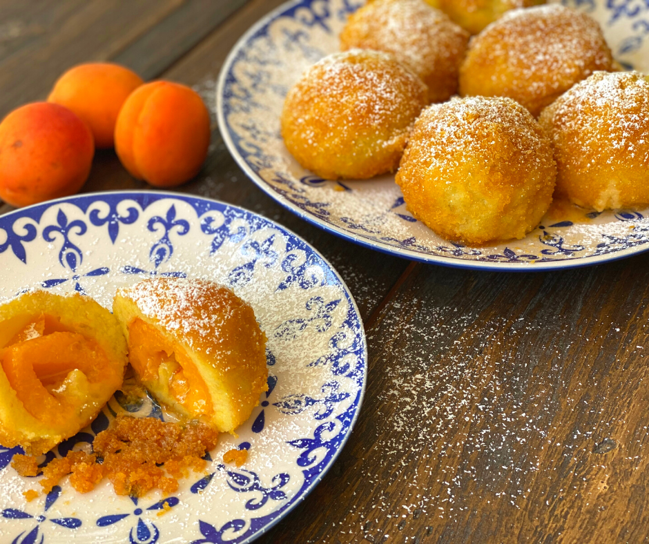 Marillenknödel aus Kartoffelteig – glutenfrei-kaseinfrei